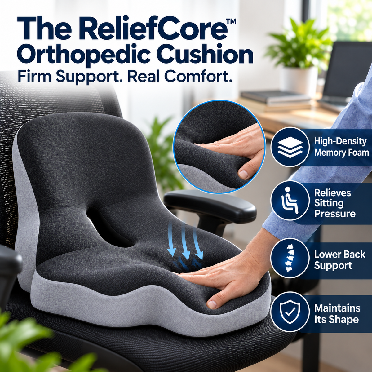 ReliefCore™ Orthopedic Cushion