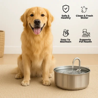 The Smart Filtered Dog Fountain