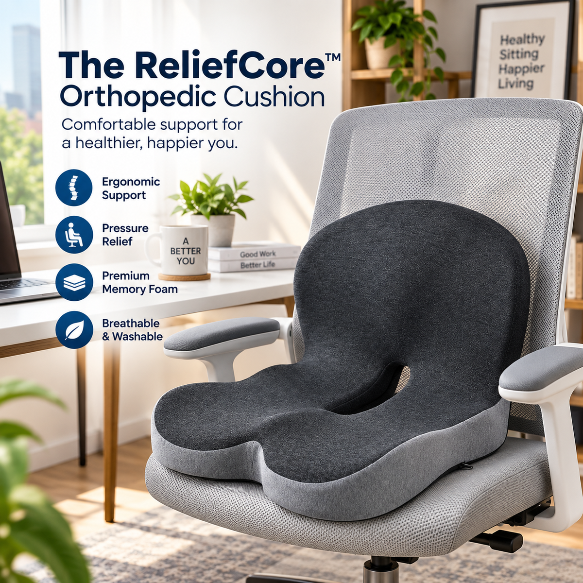ReliefCore™ Orthopedic Cushion