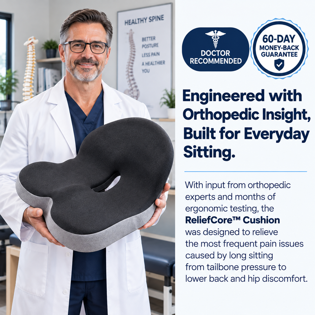 ReliefCore™ Orthopedic Cushion